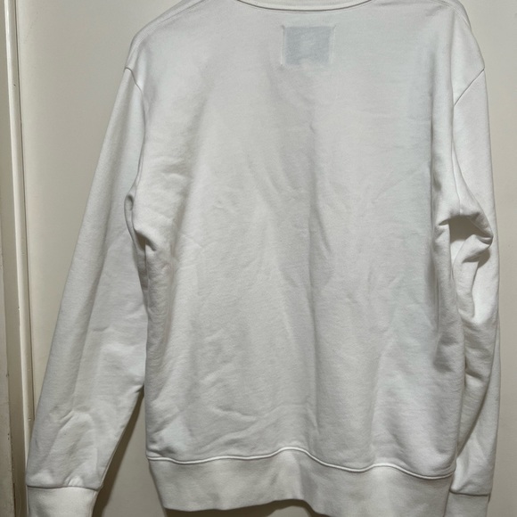 G-Star RAW Mens GSRD Sweater Large White Long Sleeve Casual Pullover Sweatshirt. - Picture 4 of 8